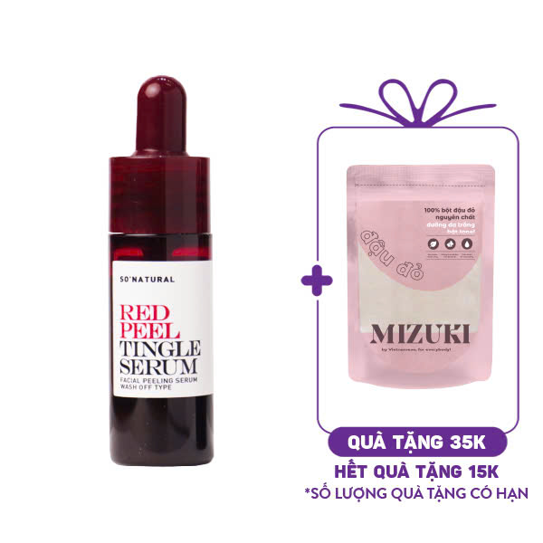 Tinh Chất Hỗ Trợ Tái Tạo Da So’ Natural Red Peel Tingle Serum Mini (11ml)