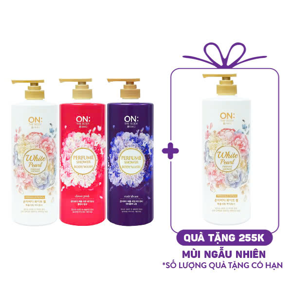 Sữa Tắm Nước Hoa On: The Body Perfume White Body Wash (1000g)