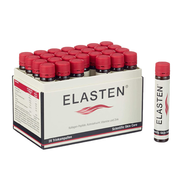 Nước Uống Collagen Thủy Phân Elasten (Hộp 28 ống x 25ml)