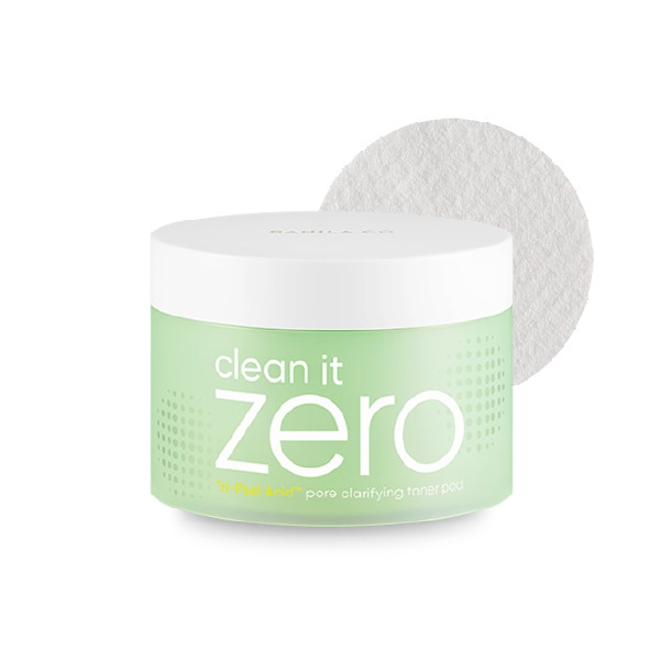 Toner Dạng Miếng Làm Sạch Tế Bào Chết BANILA CO Clean It Zero Toner Pad Pore Clarifying (120ml/60 miếng)