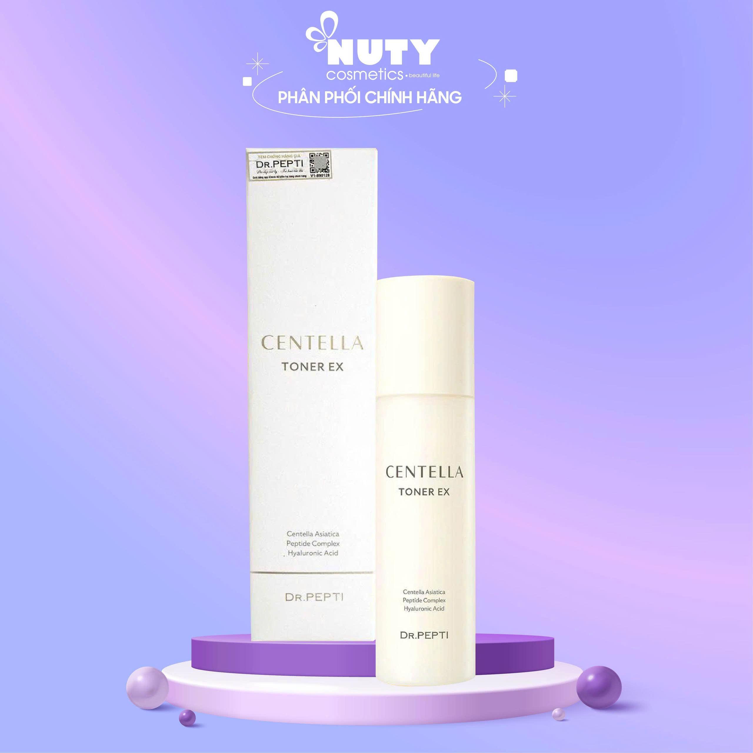 [Mẫu Mới] Nước Cân Bằng Dưỡng Da Căng Bóng Dr.Pepti Centella Toner Ex (180ml)