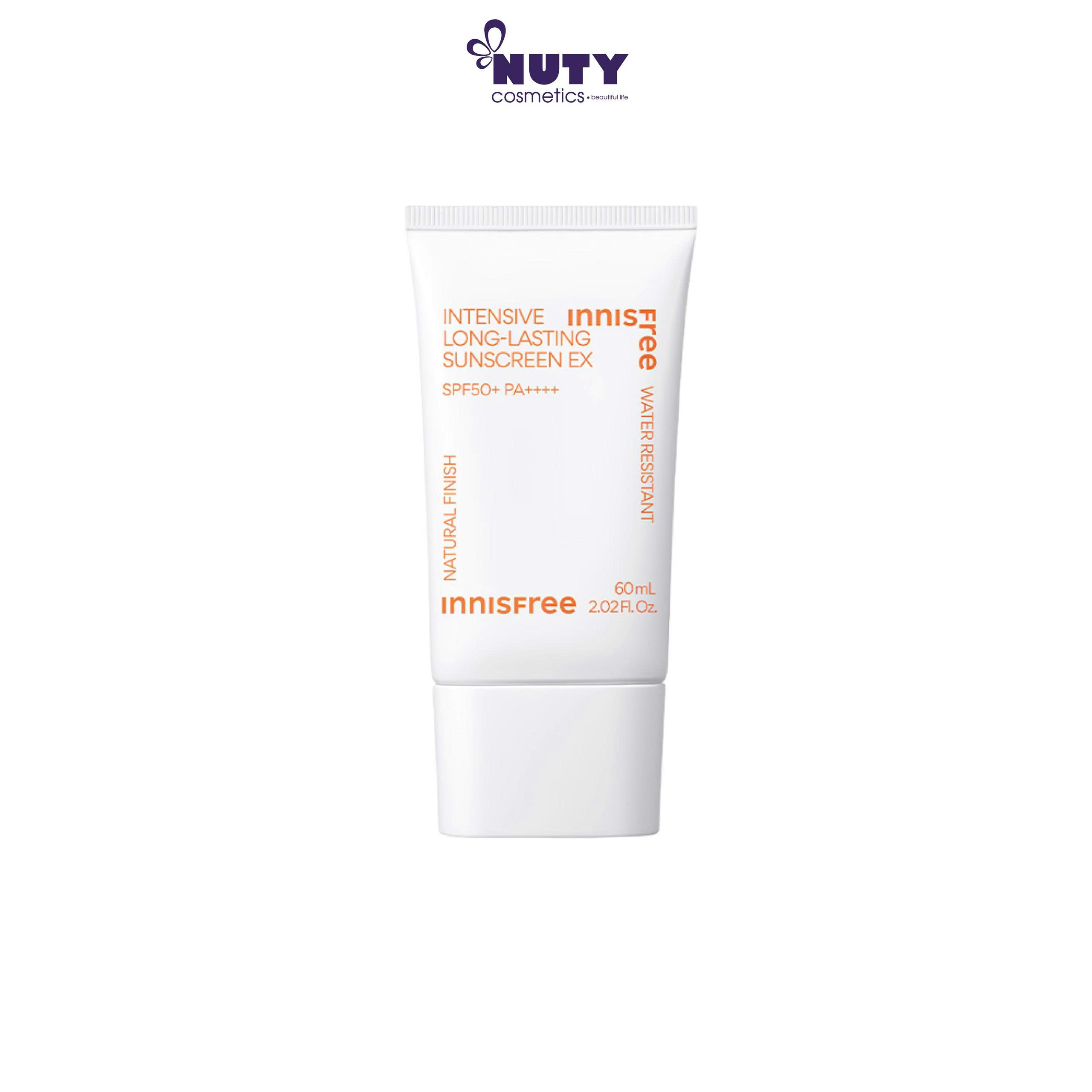 [Date 12/09/2026] Kem Chống Nắng Lâu Trôi Innisfree Intensive Long Lasting Sunscreen SPF50+ PA++++ New 2023 (60ml)