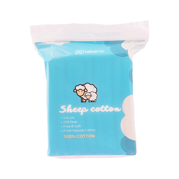 Bông Tẩy Trang Habaria Sheep Cotton (234 miếng)