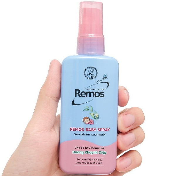 Xịt Xua Muỗi Remos Dành Cho Bé Hương Khuynh Diệp - 70ml