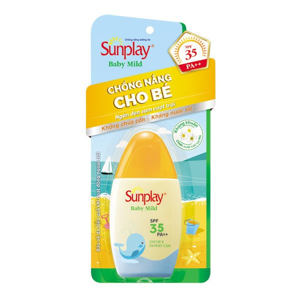 Sữa Chống Nắng Cho Bé & Da Nhạy Cảm Sunplay Baby Mild SPF35 PA++ (30g)