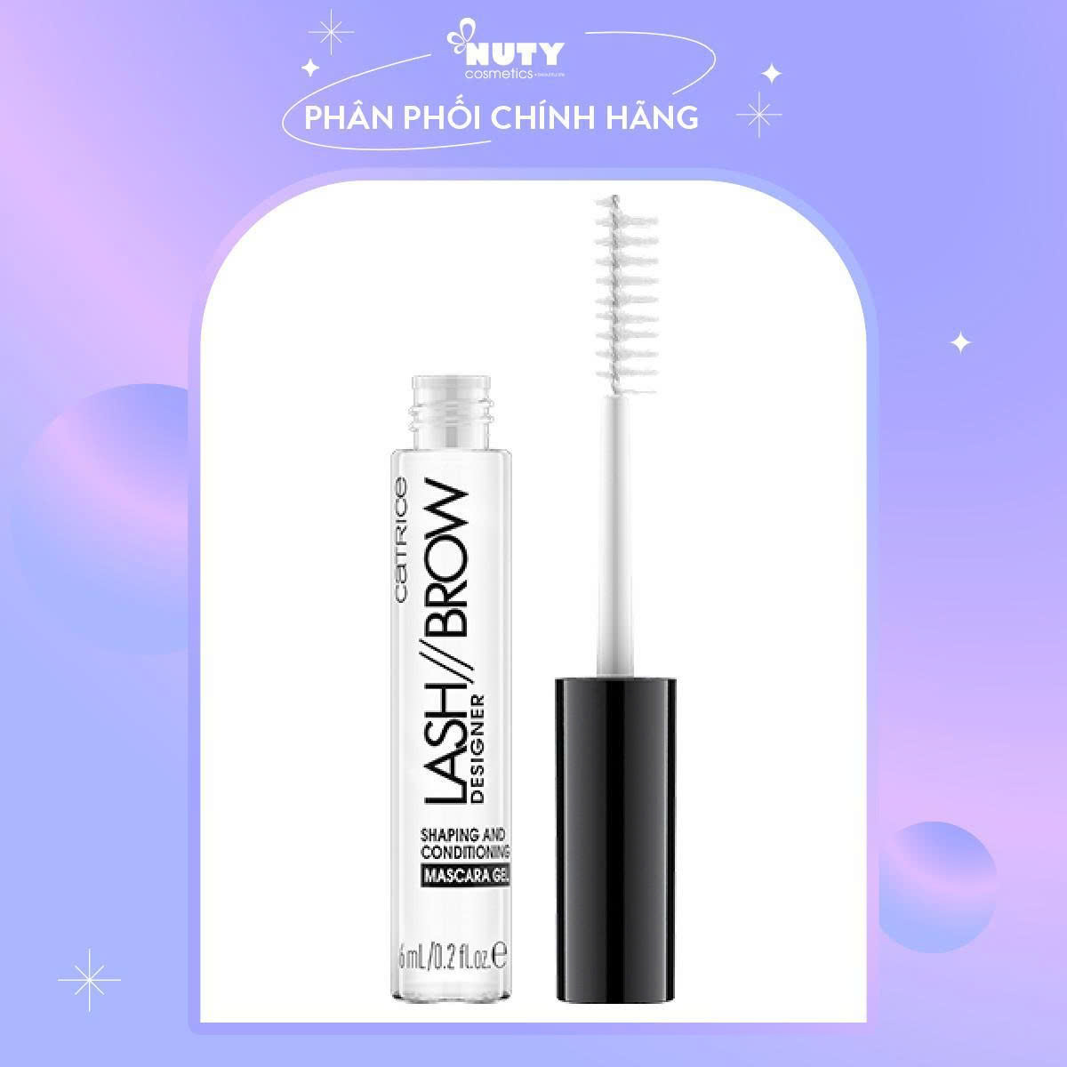Mascara Định Hình Và Dưỡng Mi Mày Catrice Lash Brow Designer Shaping And Conditioning Mascara Gel (6ml)