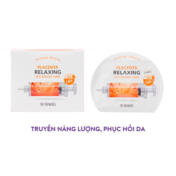 Mặt Nạ Truyền Năng Lượng, Phục Hồi Da BNBG Placenta Relaxing Skin Booster Mask (30ml)