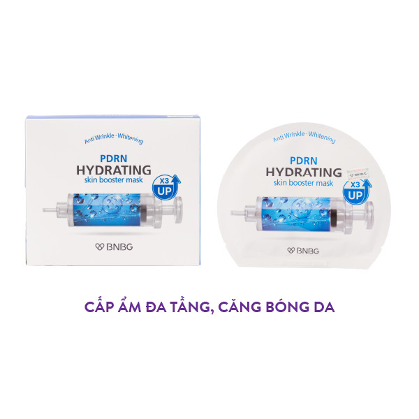 Mặt Nạ Truyền DNA Cấp Ẩm Đa Tầng, Căng Bóng Da BNBG PDRN Hydrating Skin Booster Mask (30ml)