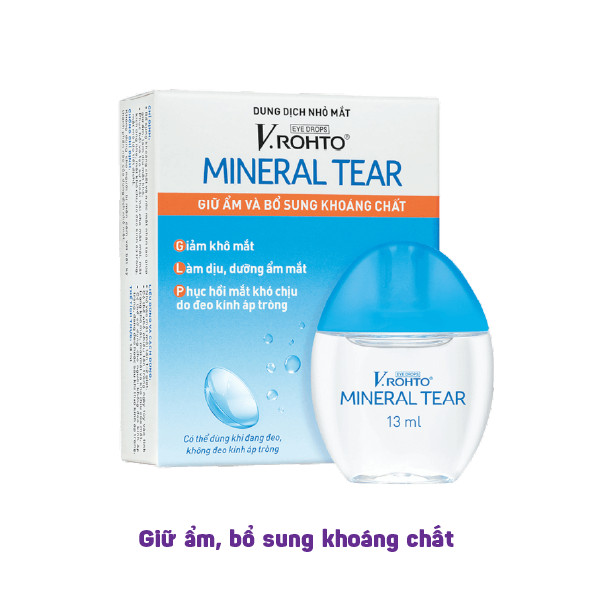 Dung Dịch Nhỏ Mắt V.Rohto Mineral Tear (13ml)