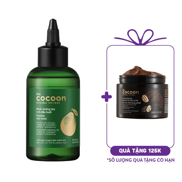 Nước Dưỡng Tóc Tinh Dầu Bưởi Cocoon Pomelo Hair Tonic (140ml)