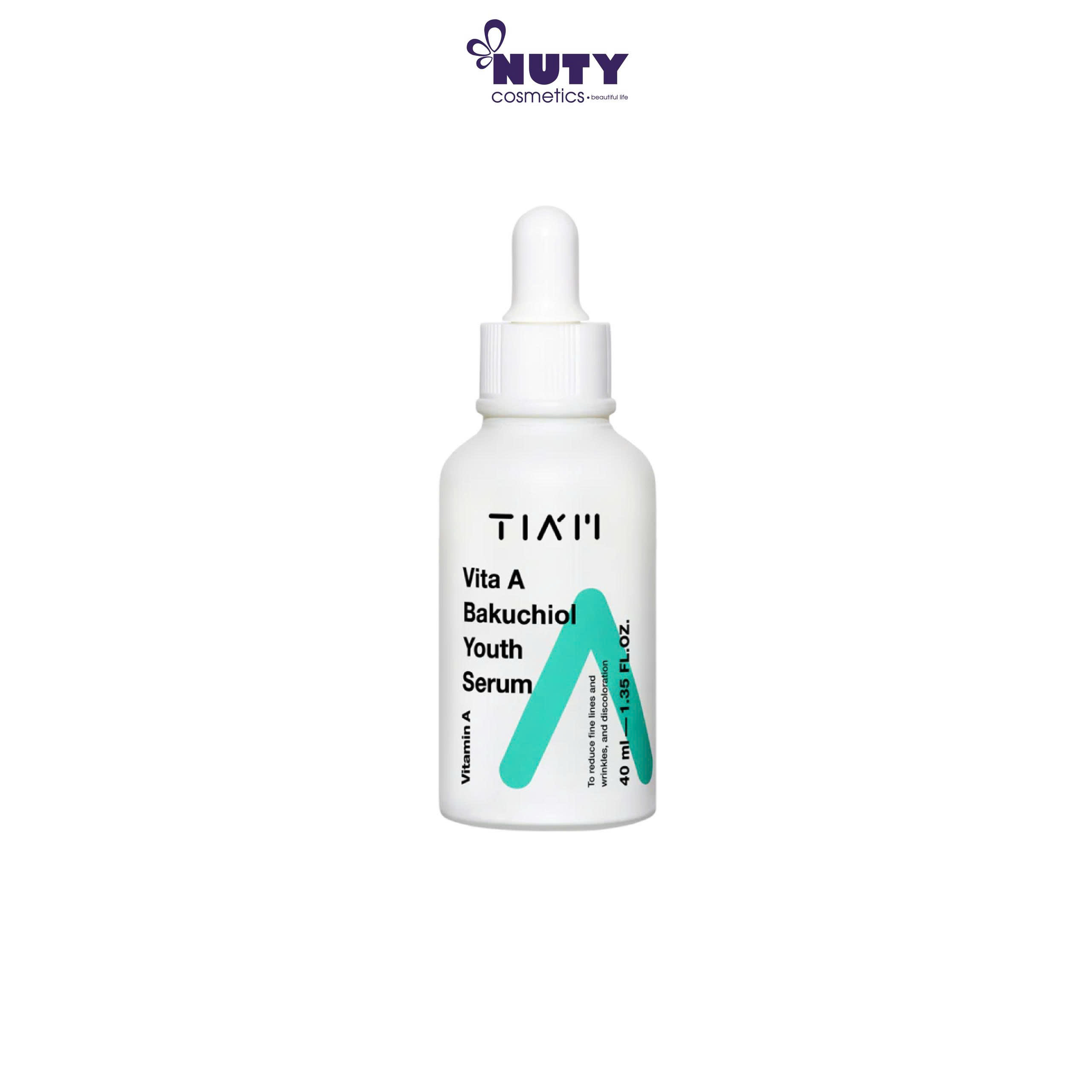 Tinh Chất Bakuchiol + Retinol Căng Bóng, Trẻ Hoá Da Tiam Vita A Bakuchiol Youth Serum (40ml)