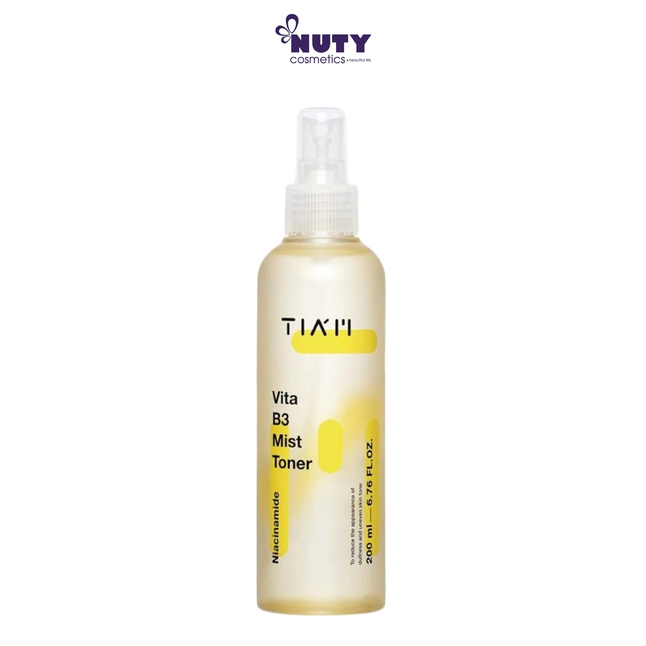 Nước Hoa Hồng Dạng Xịt Hỗ Trợ Cân Bằng Và Làm Sáng Da Tiam Vita B3 Mist Toner 200ml