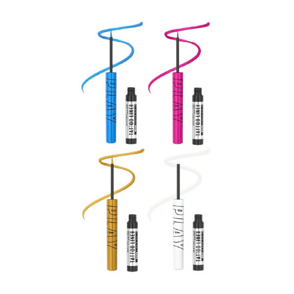 Bút Kẻ Mắt Nước Sắc Màu 48H Lâu Trôi Maybelline Tattoo Liner Play (2.1ml)