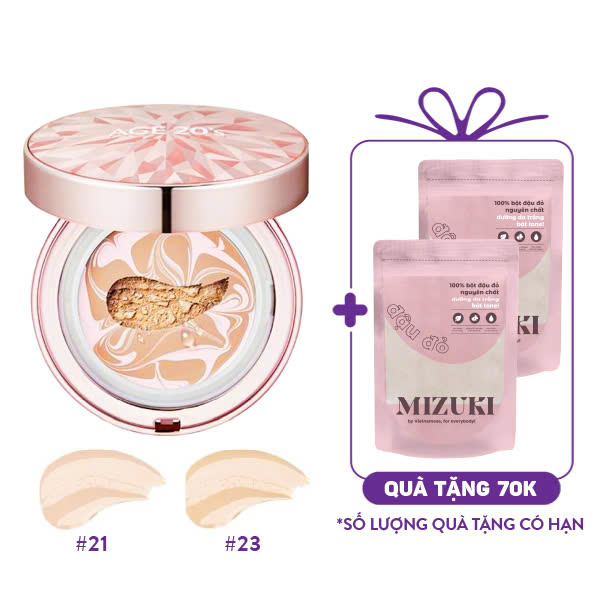 Phấn Nền Lạnh Kim Cương AGE20's Essence Cover Pact Diamond Pink SPF 50+/PA +++ (12.5g)