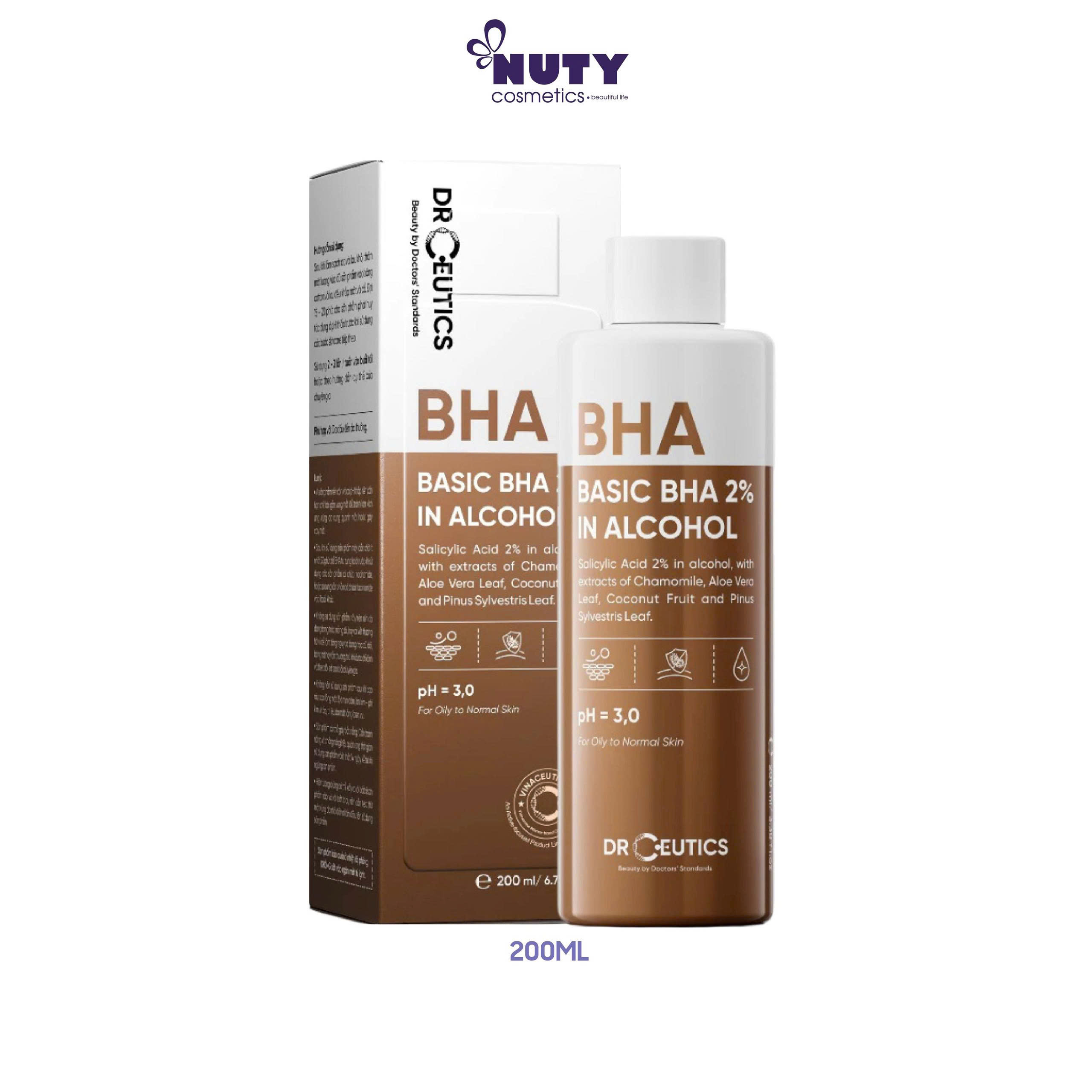 Dung Dịch Tẩy Tế Bào Chết DrCeutics Basic BHA 2% In Alcohol