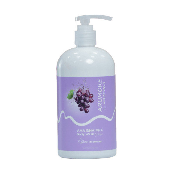 Sữa Tắm Arumore AHA BHA PHA Body Wash (500ml) #Grape