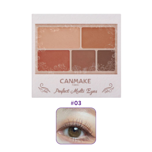 (DATE T4.2025) Phấn Mắt Canmake Perfect Multi Eyes #03 (3.3g)
