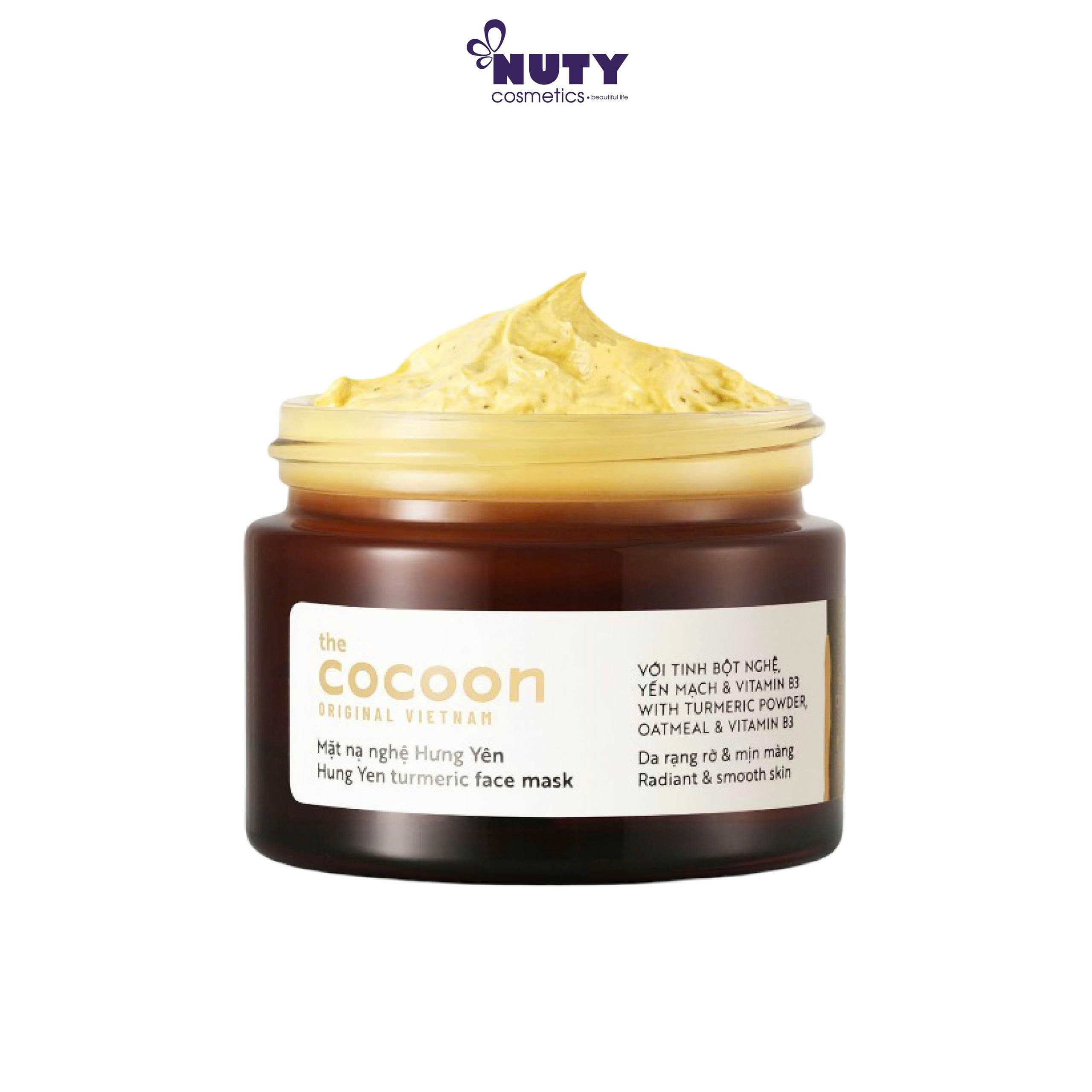 Mặt Nạ Nghệ Hưng Yên Cocoon Hung Yen Turmeric Face Mask (30ml)
