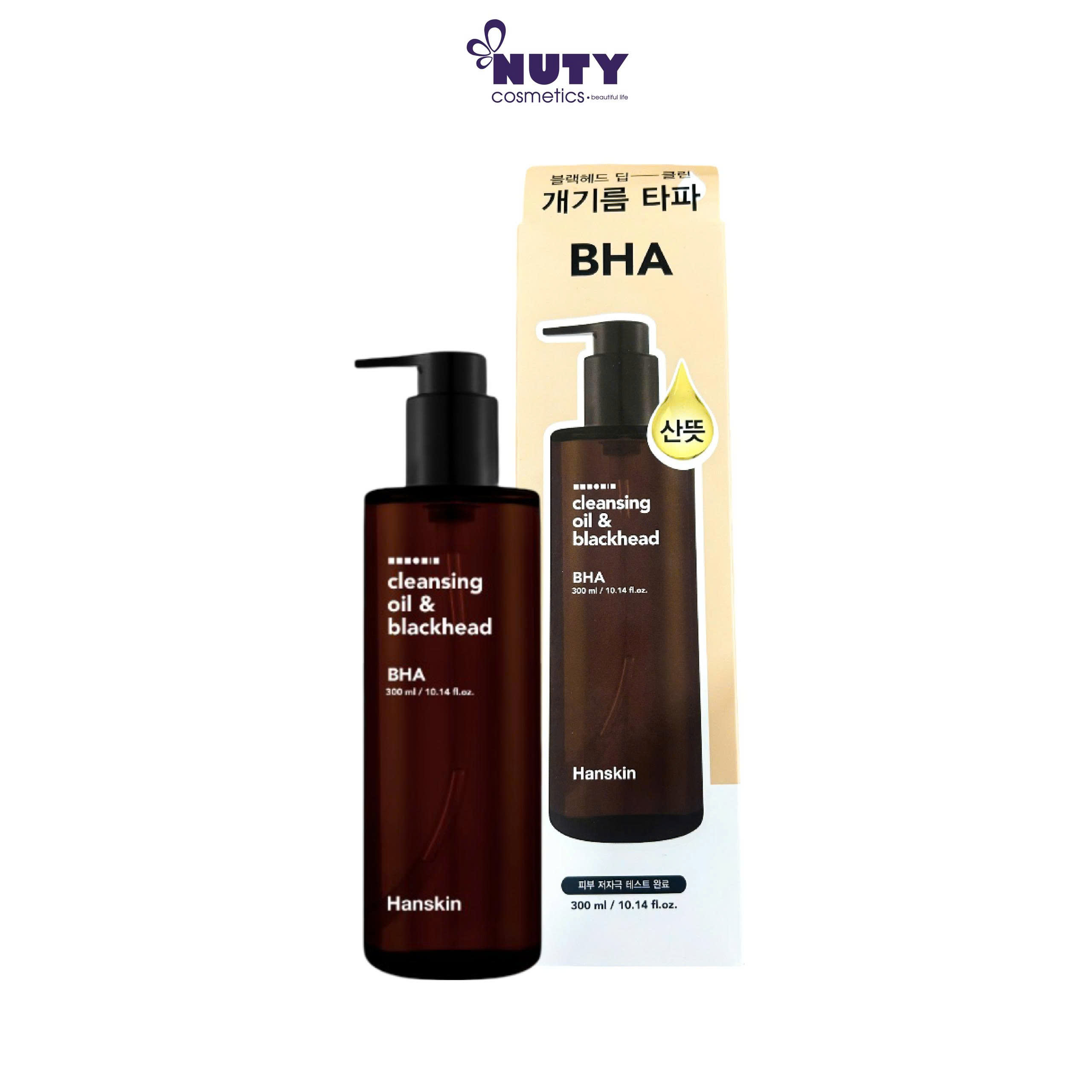 Dầu Tẩy Trang Tẩy Tế Bào Chết Dành Cho Da Dầu Hanskin Pore Cleansing Oil BHA (300ml)