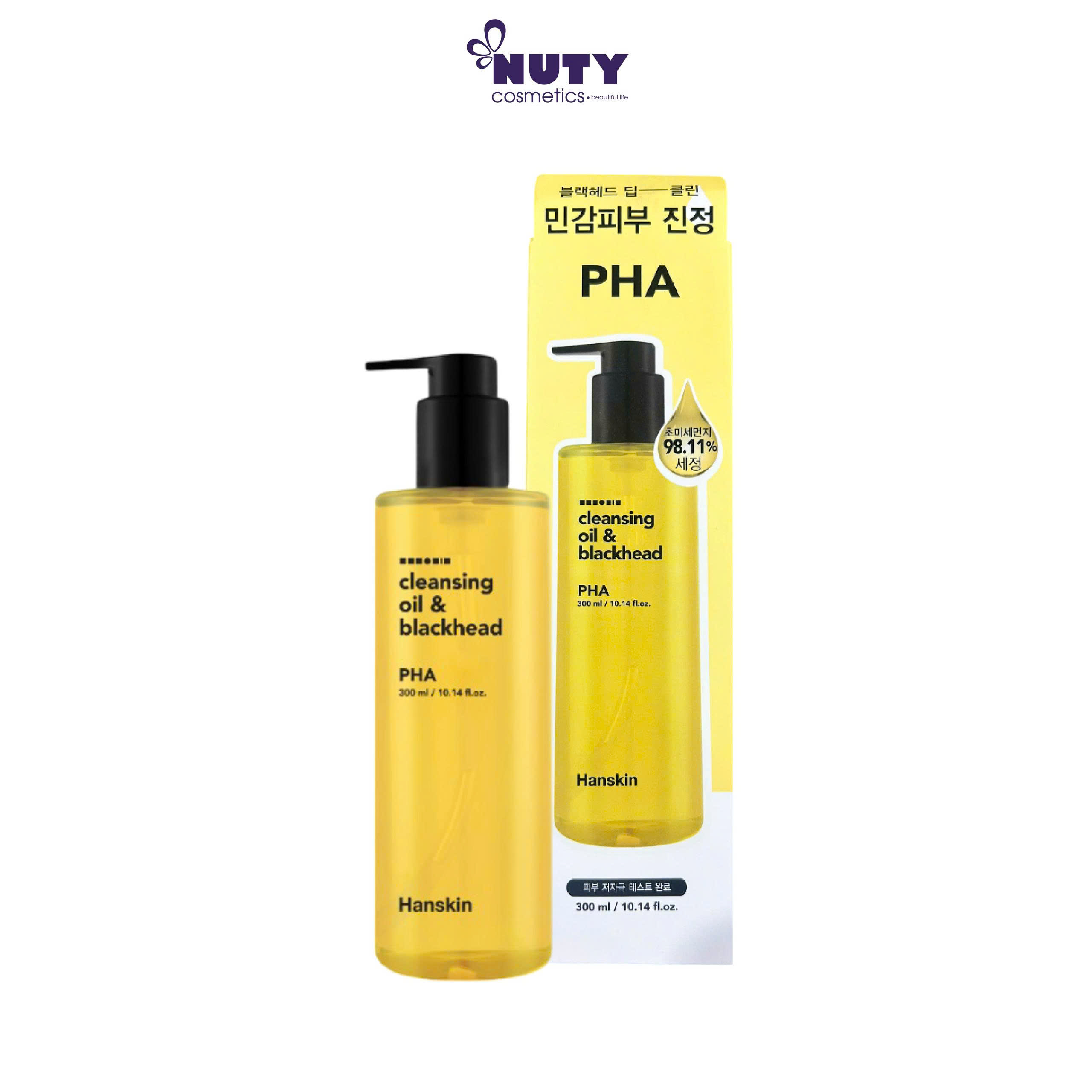 Dầu Tẩy Trang Tẩy Tế Bào Chết Hanskin Pore Cleansing Oil PHA (300ml)