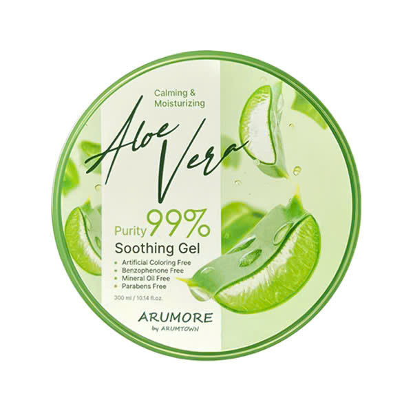 Gel Nha Đam Dưỡng Da Arumore Calming and Moisturizing Aloe Vera Purity 99% Soothing Gel (300ml)