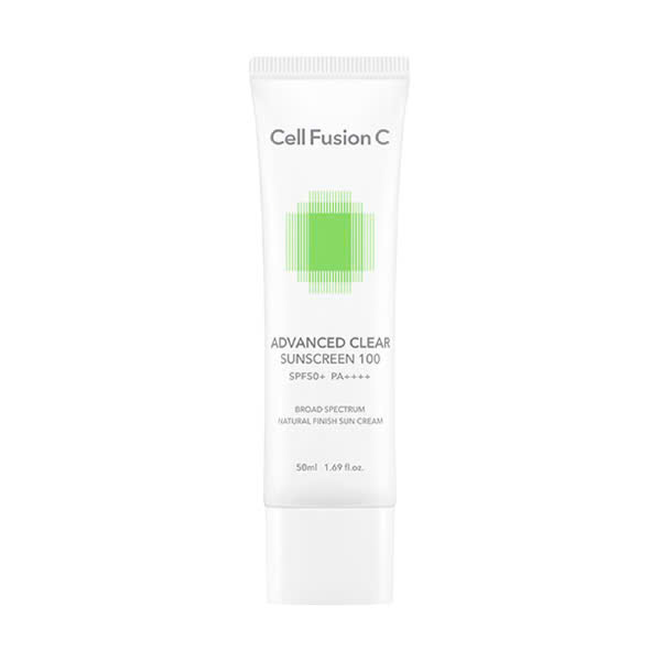 Kem Chống Nắng Phổ Rộng Cho Da Dầu Mụn Cell Fusion C Advanced Clear Sunscreen 100 SPF50+ PA++++ (50ml)
