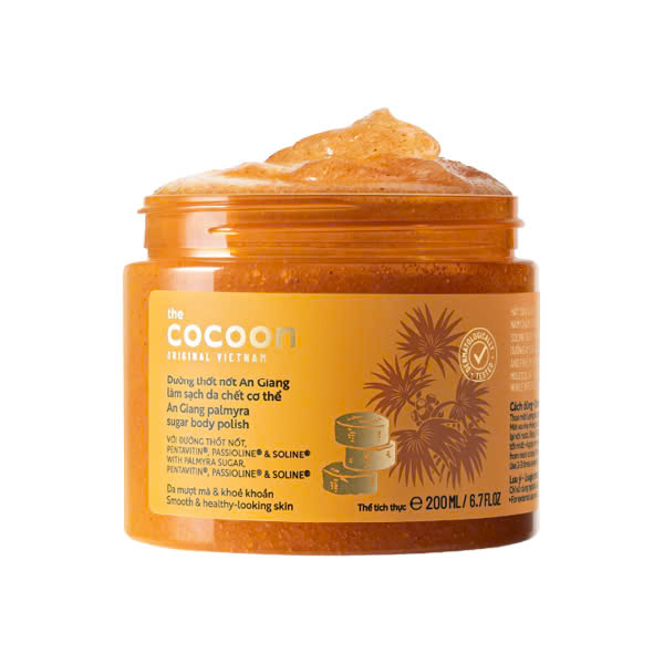Tẩy Tế Bào Chết Toàn Thân Đường Thốt Nốt An Giang Cocoon An Giang Palmyra Palm Sugar Body Polish (200ml)