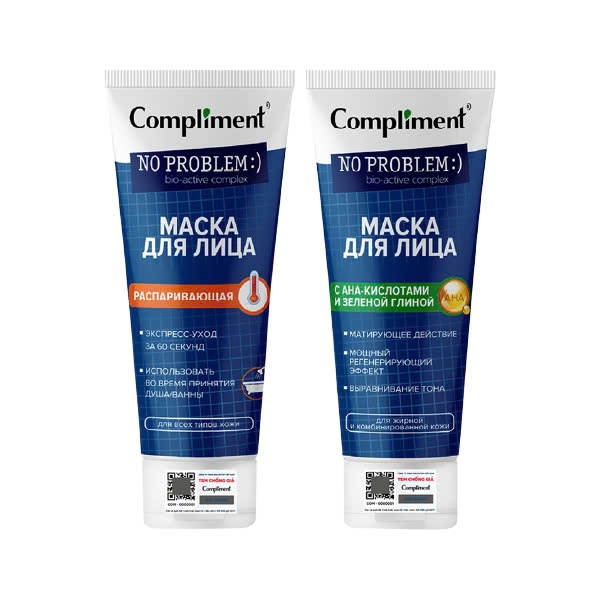 Mặt Nạ Đất Sét Compliment No Problem (80ml)