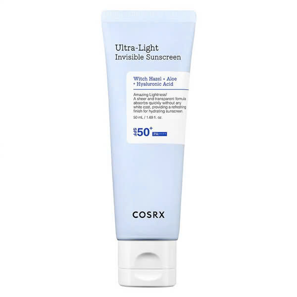 Kem Chống Nắng Mỏng Nhẹ, Trong Suốt Cosrx Ultra-Light Invisible Sunscreen SPF 50+ PA++++ (50ml)