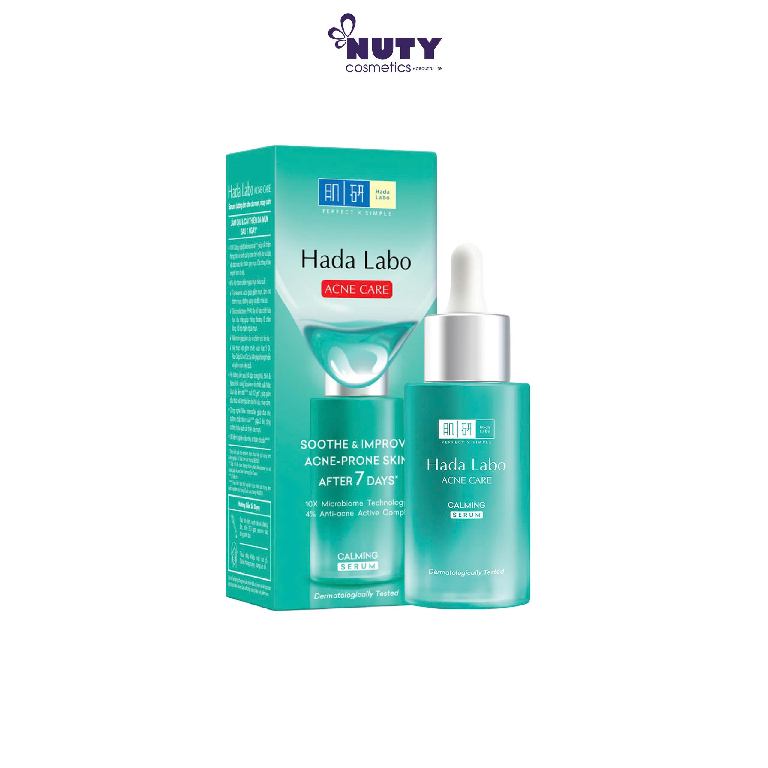 Serum Dưỡng Ẩm Cho Da Mụn, Nhạy Cảm Hada Labo Acne Care Calming Serum (30ml)