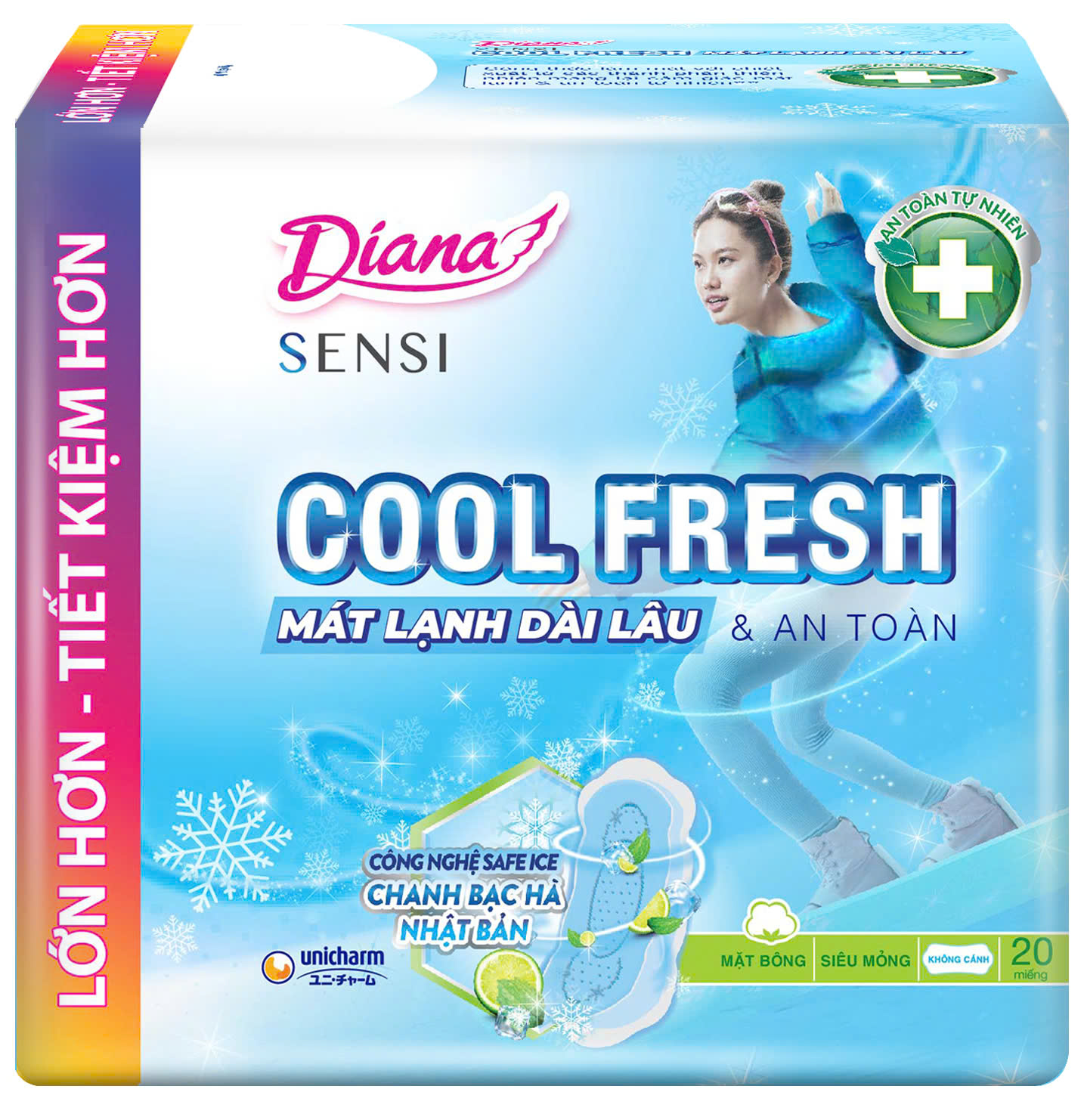 Diana BVS Không Cánh Cool Fresh (20 miếng)