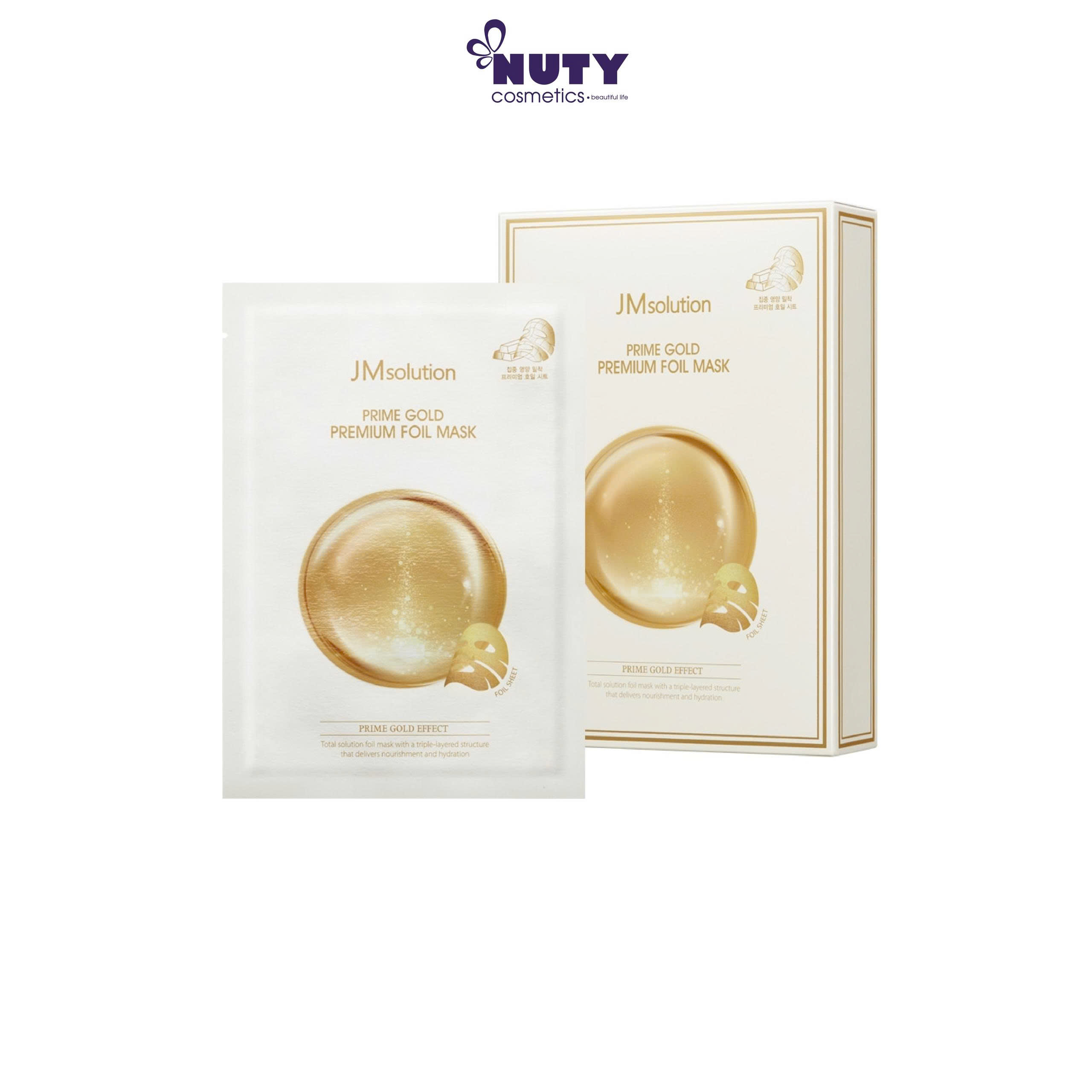 Mặt Nạ Tinh Chất Vàng Hỗ Trợ Chống Lão Hóa Da JMsolution Prime Intensive Mask 30ml