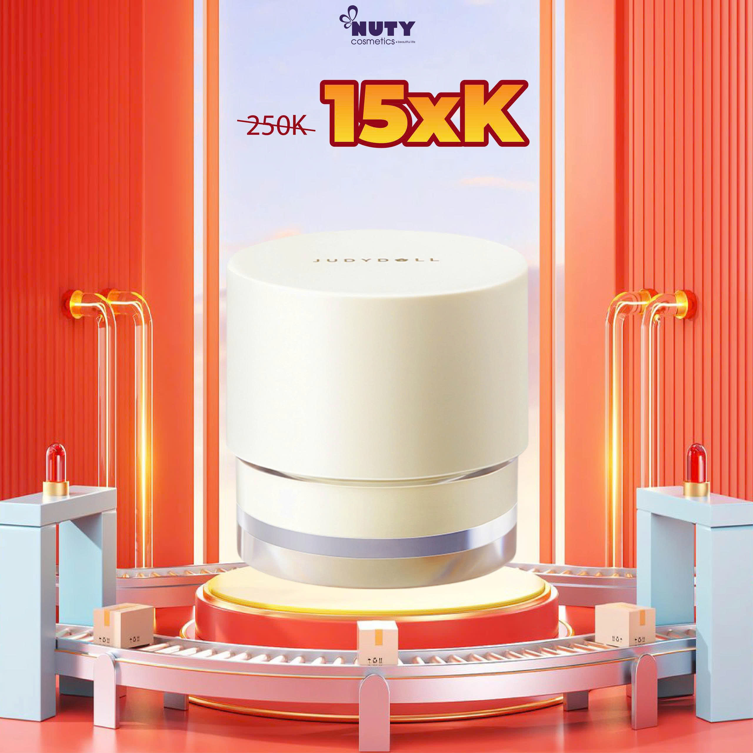 Kem Lót Judydoll Cấp Ẩm Cho Lớp Nền Tệp Màu Nourishing Makeup Base 30g