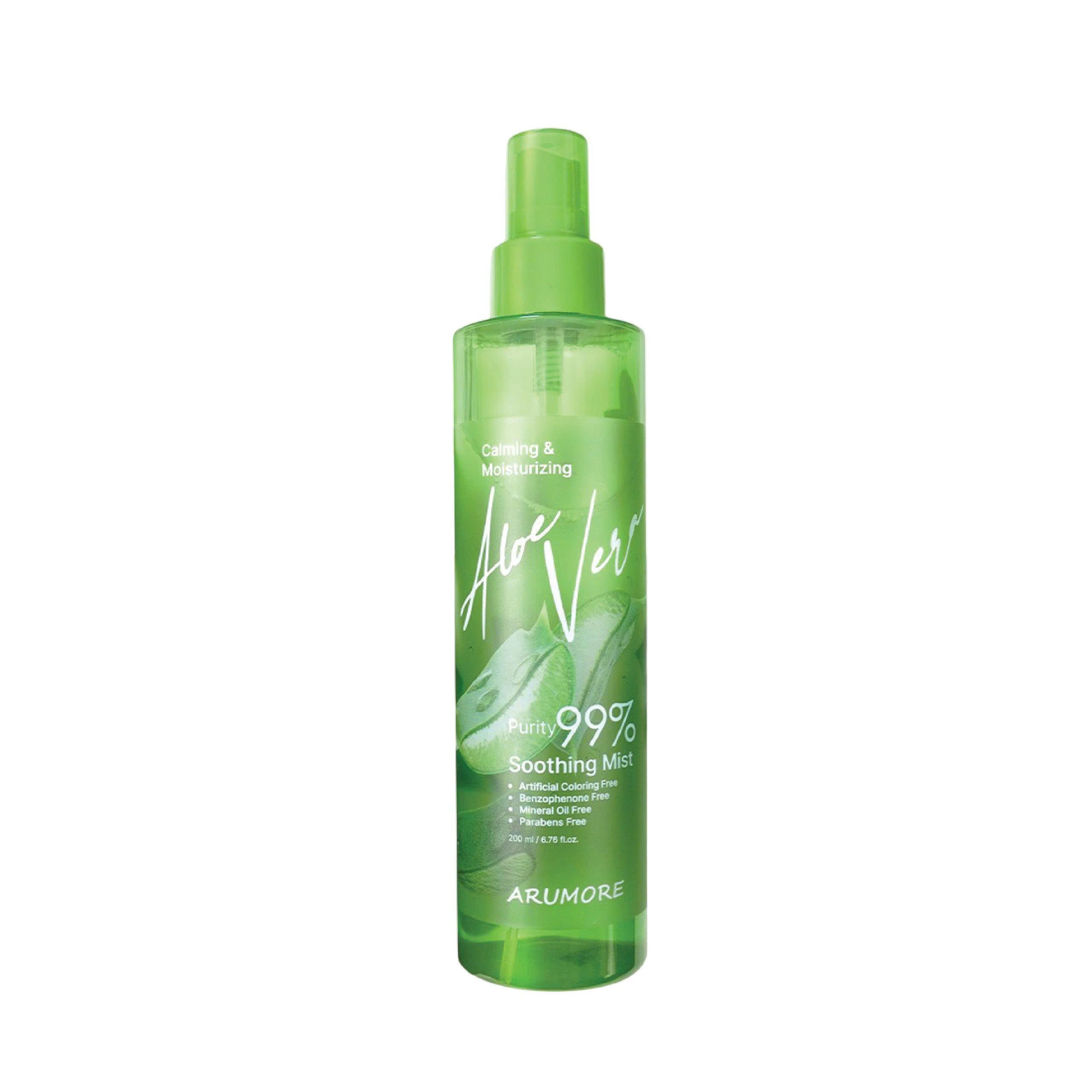 Xịt Khoáng ARUMORE Chiết Xuất Lô Hội Aloe Vera Cấp Ẩm Làm Dịu Da 200ML