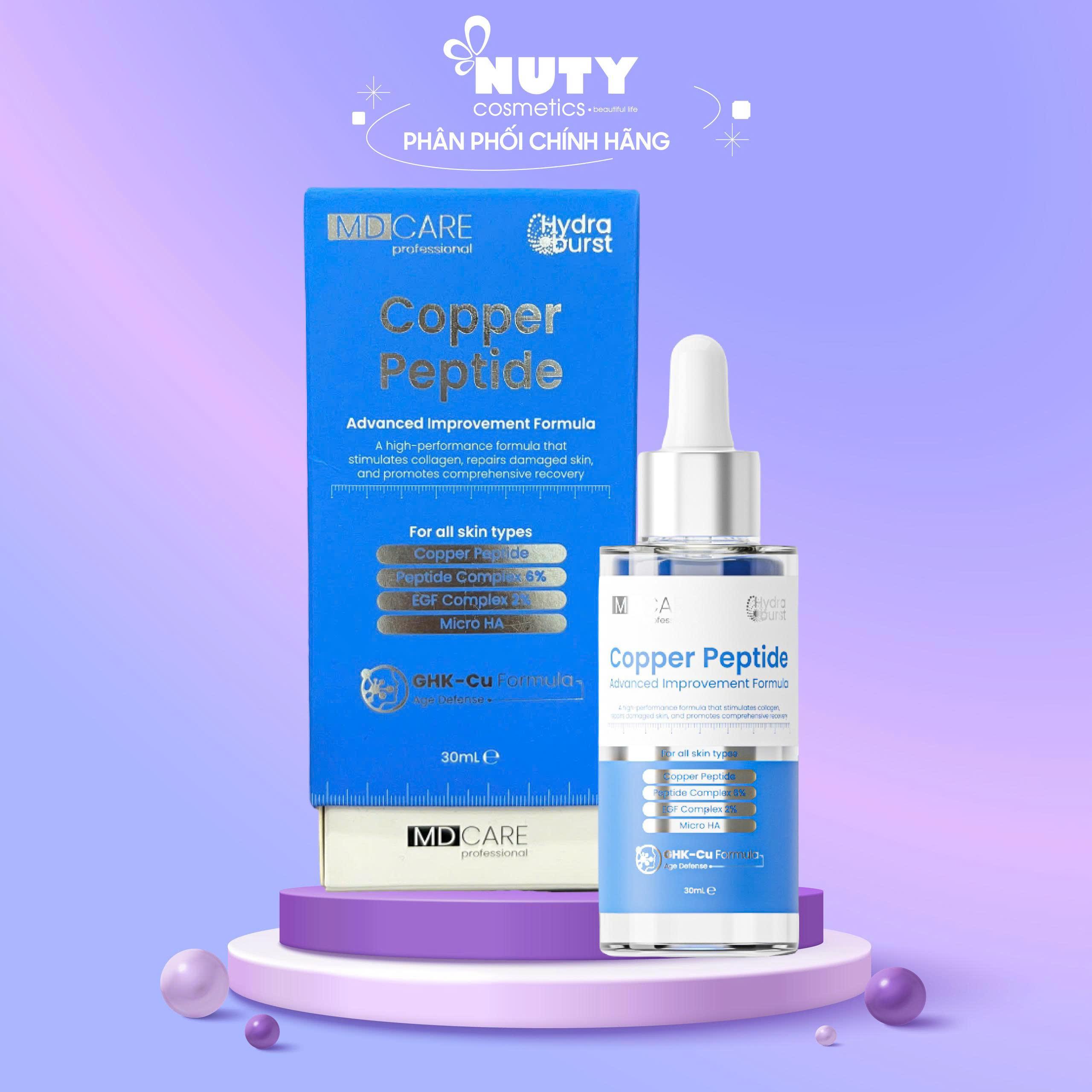 Tinh Chất Chống Lão Hóa, Kích Thích Tăng Sinh Collagen, MD Care Copper Peptide Serum 30ml