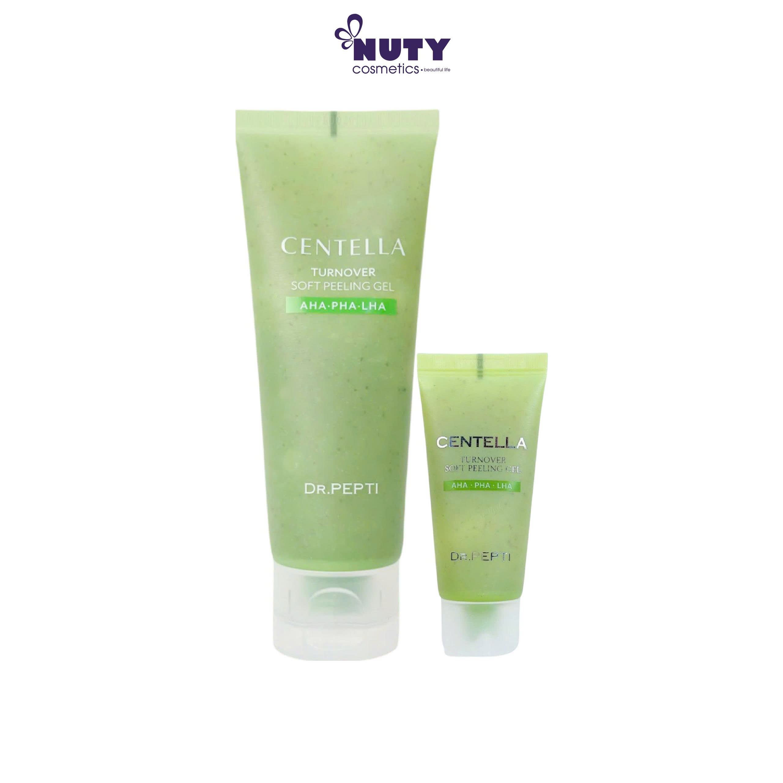 Gel Tẩy Tế Bào Chết Chiết Xuất Rau Má Dr.Pepti Centella Turnover Soft Peeling Gel (30ml)