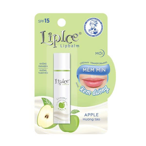 Son Dưỡng Kem Mịn LipIce Creamy Lipbalm SPF15 (4.3g) #Hương Táo