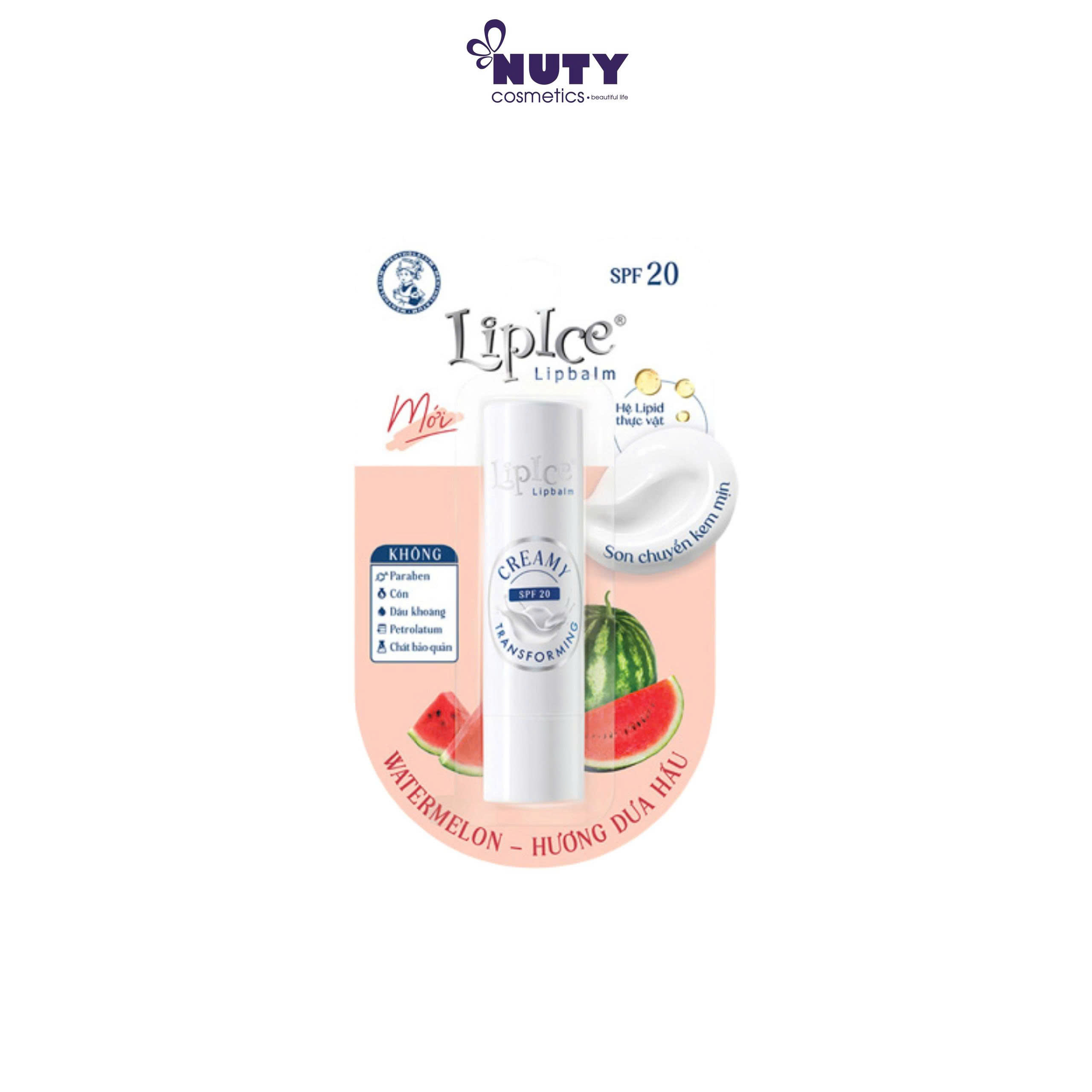 Son Dưỡng Môi LipIce Hương Dưa Hấu 3.3g