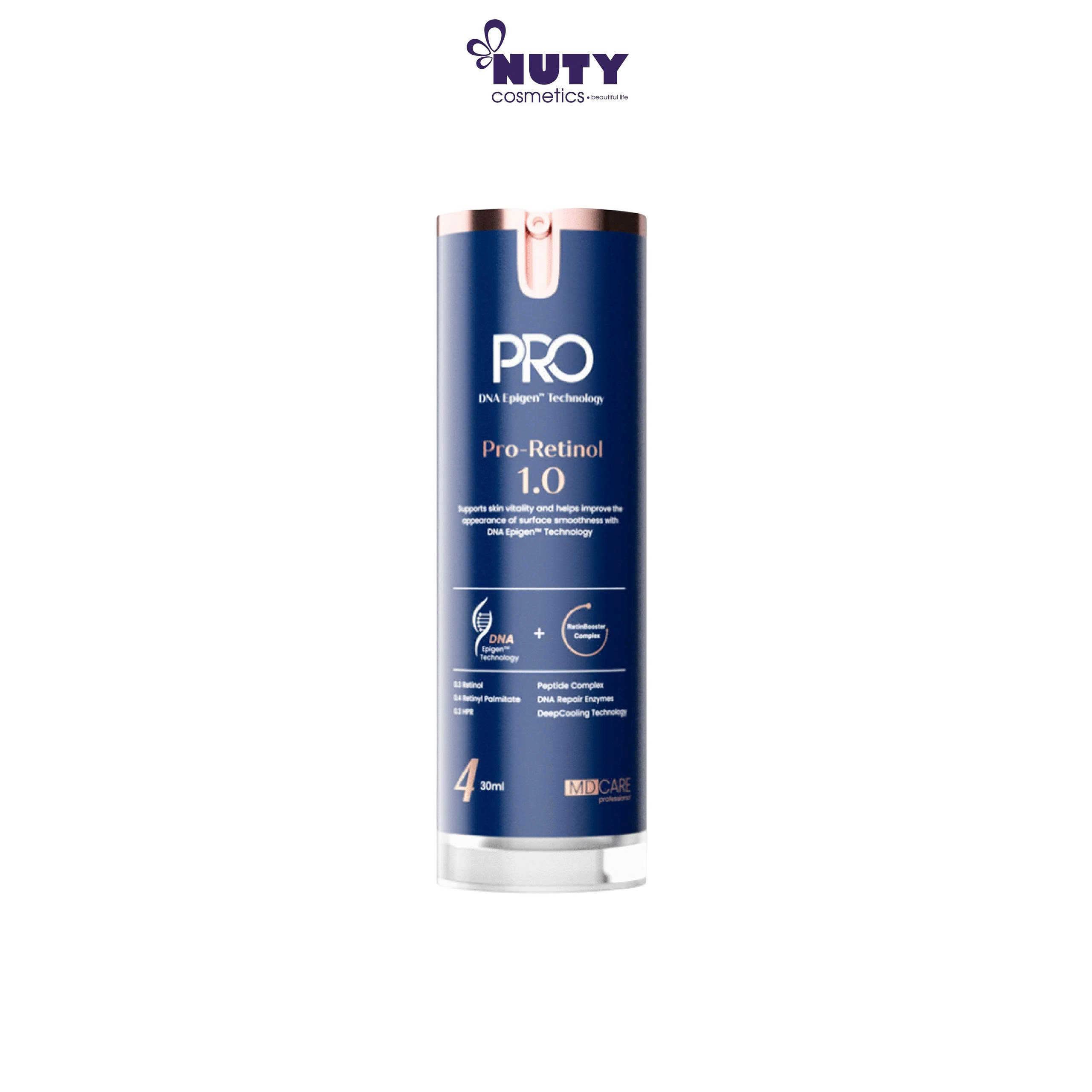 Kem Dưỡng Giúp Hỗ Trợ Cải Thiện Nếp Nhăn MD Care Pro-Retinol 0.1 (30ml)