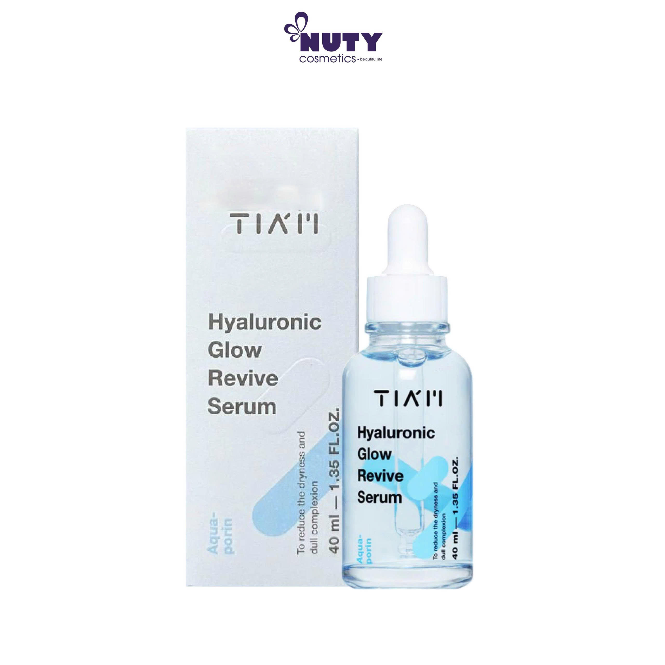 Serum Cấp Nước, Hỗ Trợ Căng Bóng Da Tiam Hyaluronic Glow Revive Serum 40ml
