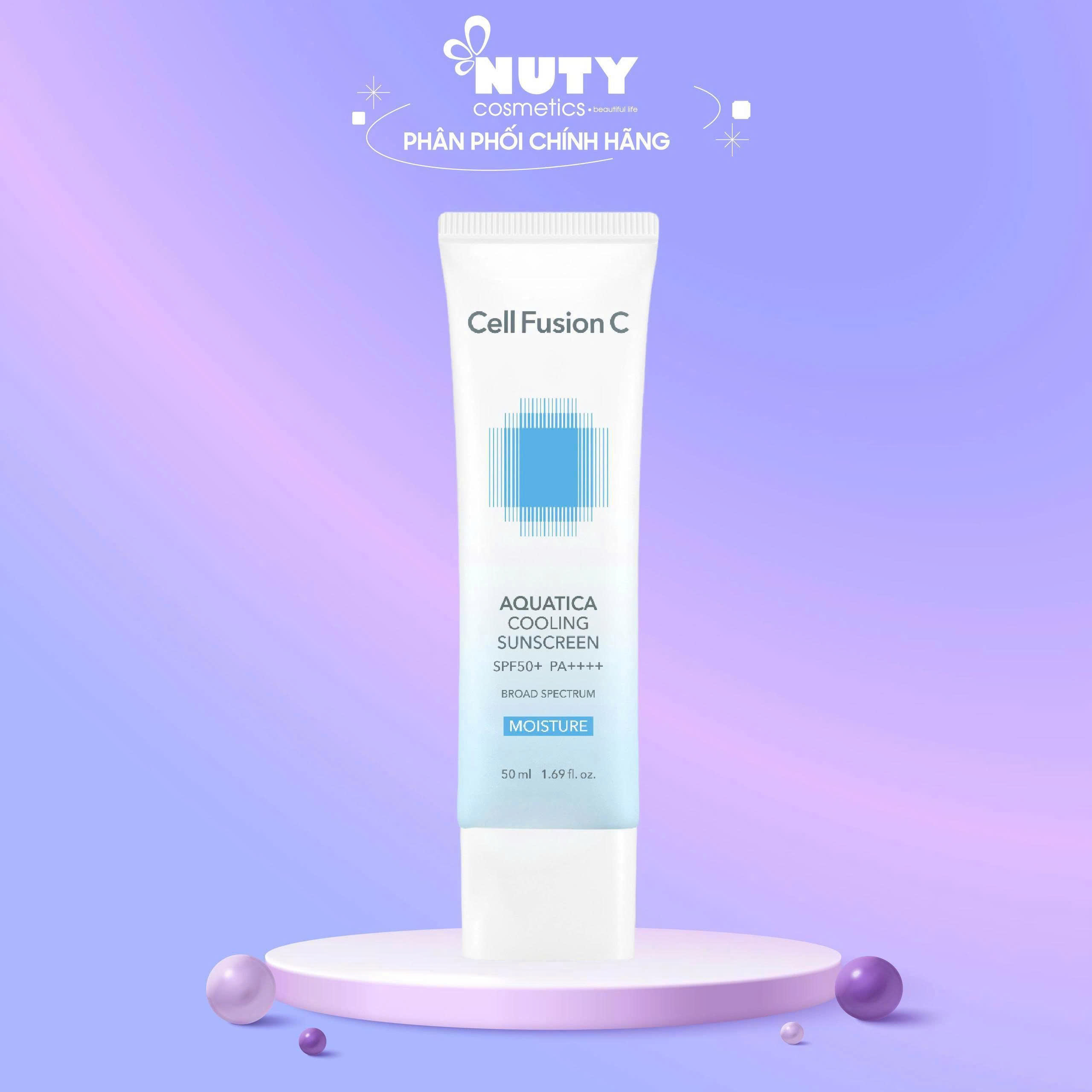 Kem Chống Nắng Cấp Ẩm Dịu Da Cell Fusion C Aquatica Sunscreen 100 50ml SPF 50+ / PA++++