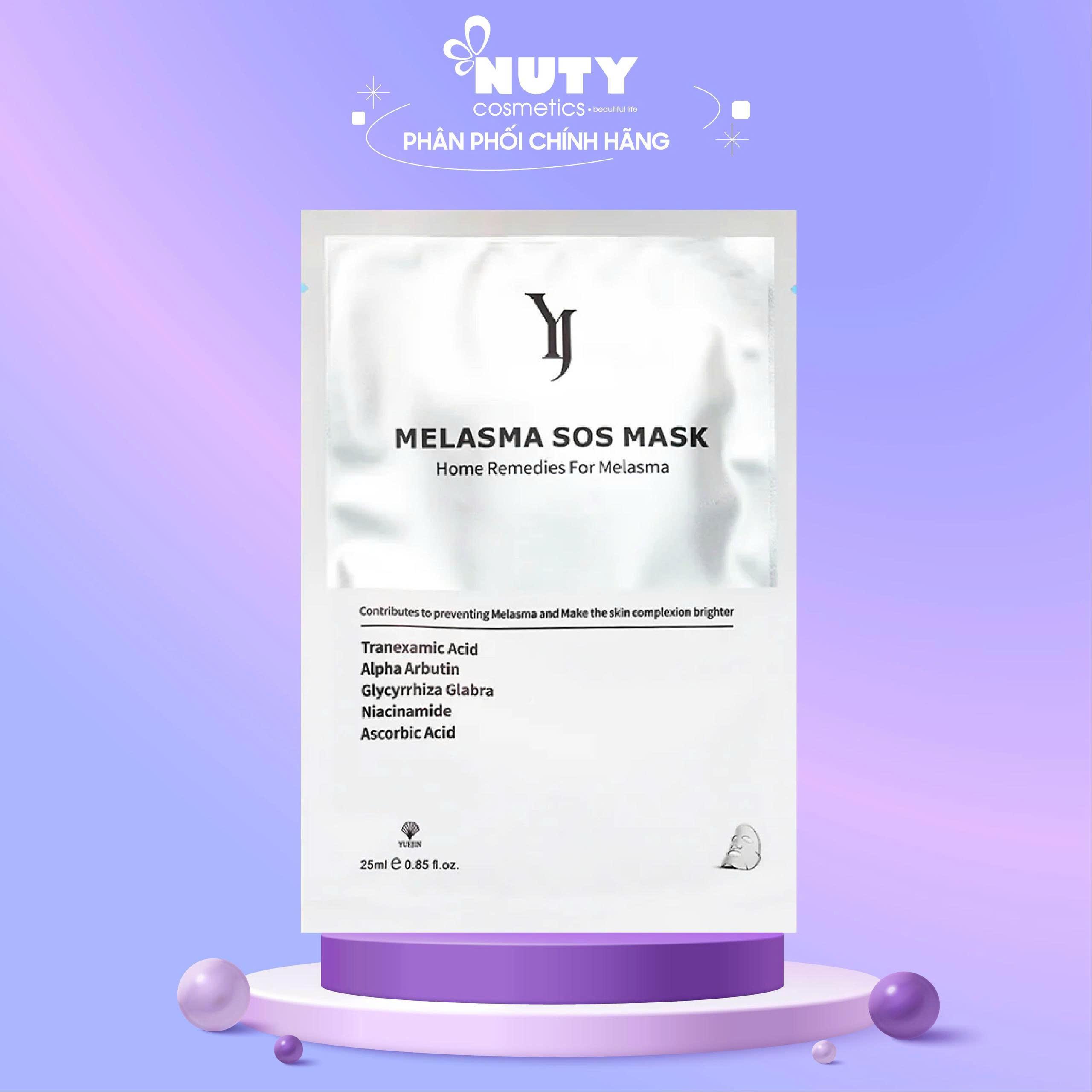 Mặt Nạ Giúp Dưỡng Trắng Và Mờ Thâm Nám Yuejin Melasma SOS Mask 25ml