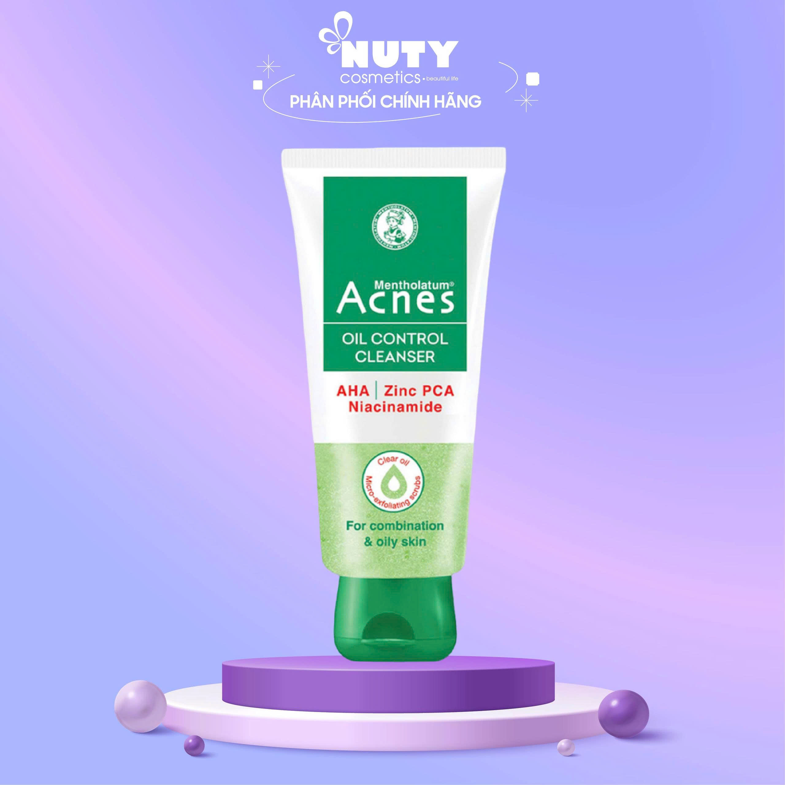 Gel Rửa Mặt Giúp Kiểm Soát Nhờn Acnes Oil Control Cleanser 100g