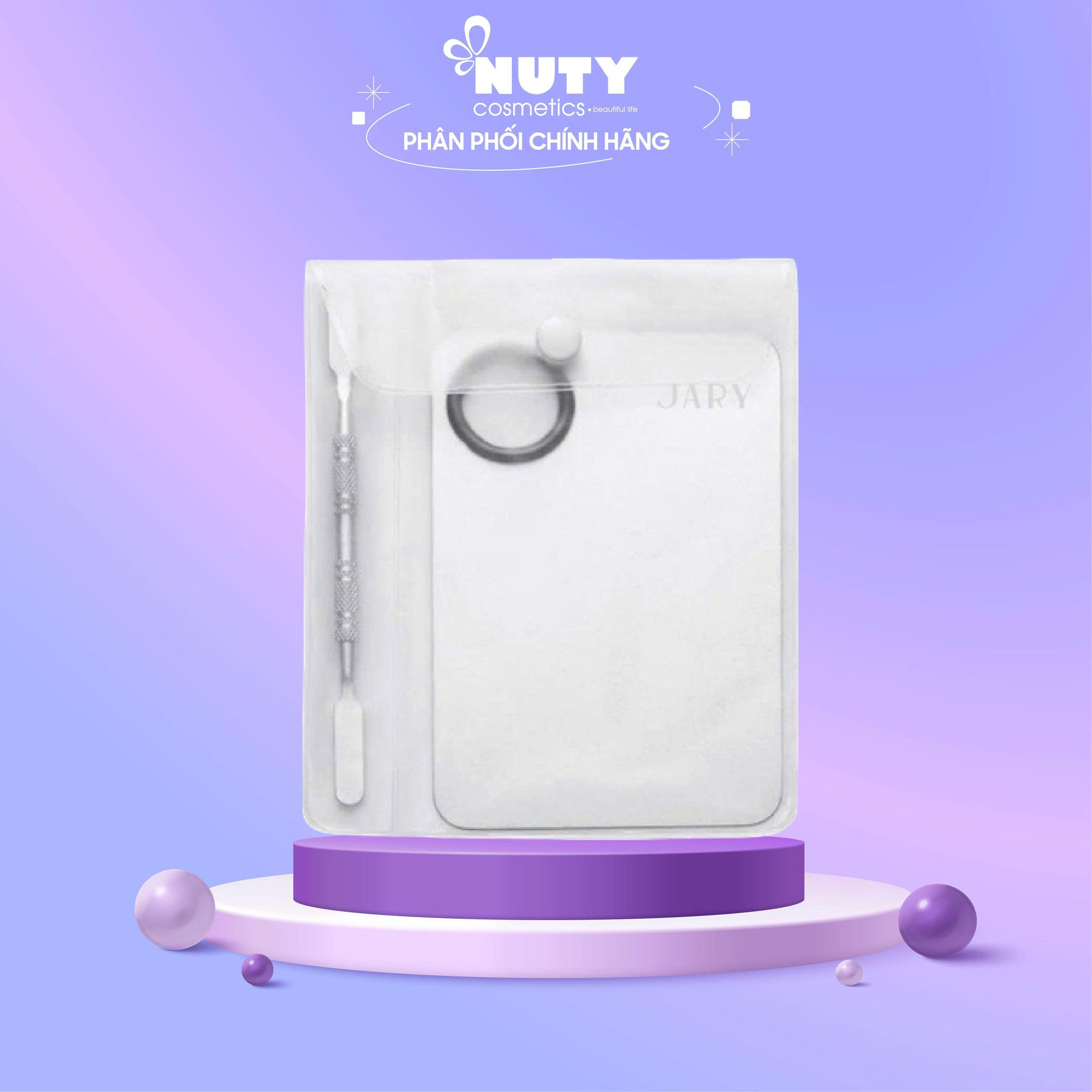 Bộ Dụng Cụ Khay Thìa Trộn Dành Cho Makeup Artist Jary 2in1 Mixing Tray Set