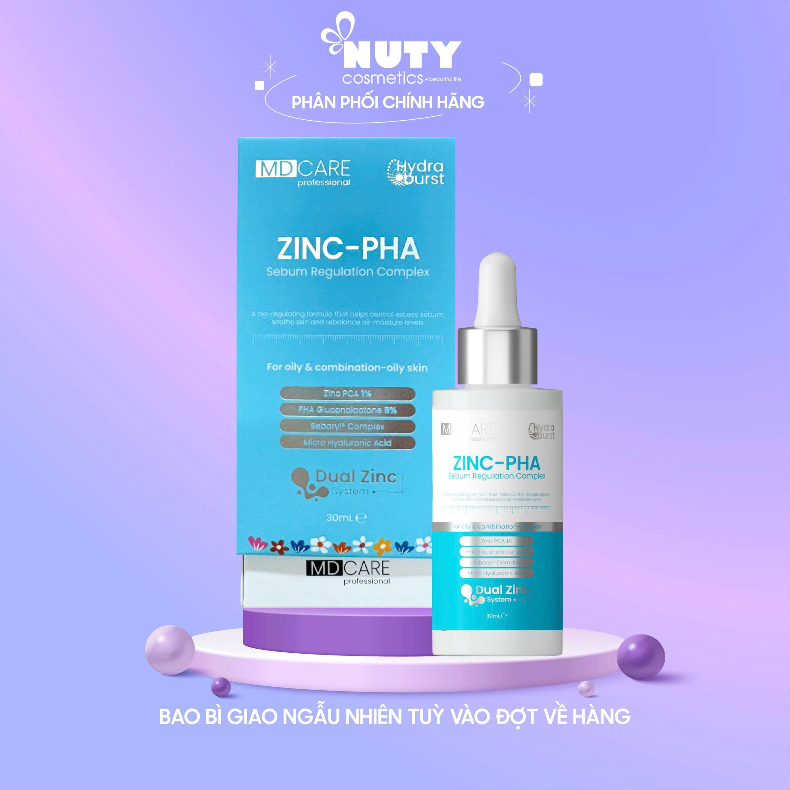 Tinh Chất Giúp Kiểm Soát Dầu Sinh Học MD CARE ZINC PHA Sebum Regulation Complex 30ml