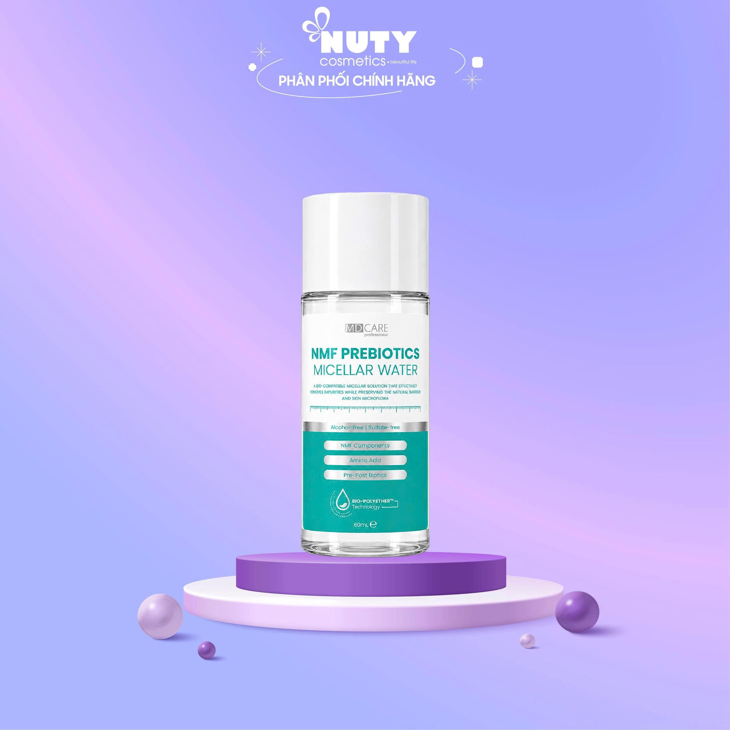 Nước Tẩy Trang Giúp Cân Bằng Lợi Khuẩn MD Care NMF Prebiotics Micellar Water 400ml