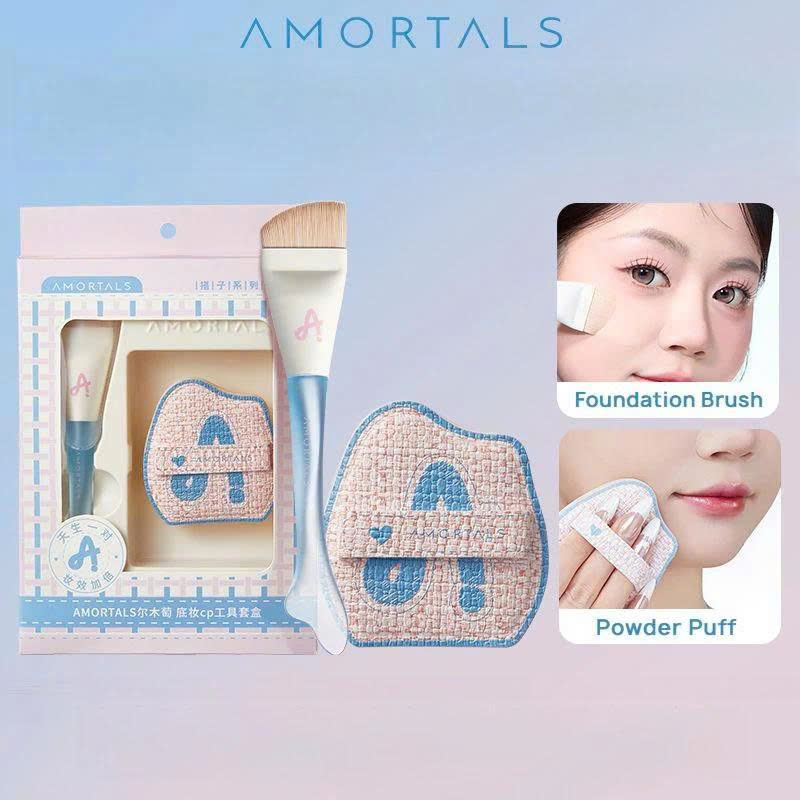 Bộ Cọ Mút Đánh Nền Nàng Tiên Cá Amortals Partner Series Base Makeup Cp Tool Box