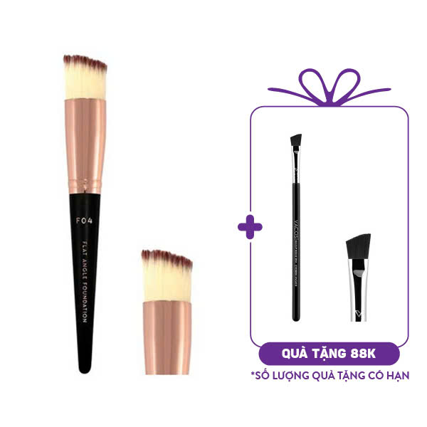 Cọ Nền Đầu Xéo Vacosi Flat Foundation Brush F04