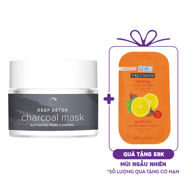 Mặt Nạ Thải Độc Cosmedica Deep Detox Charcoal Mask Activated Pore Control (50g)