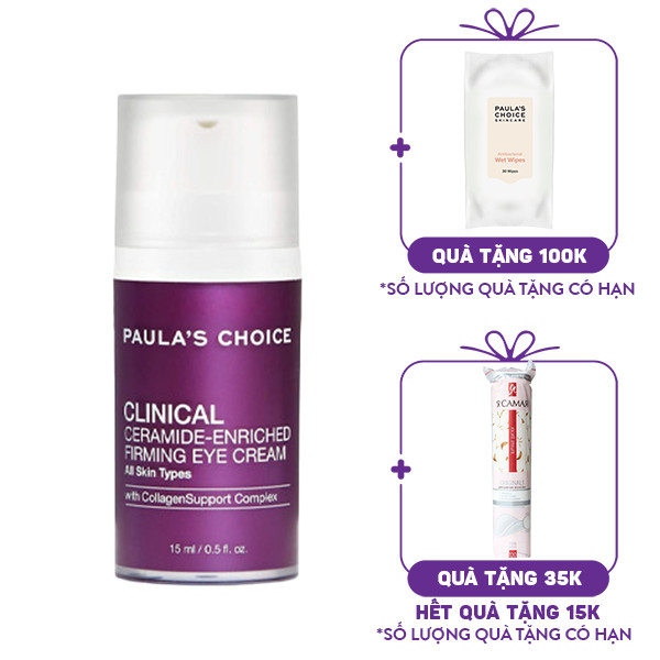 Kem Dưỡng Mắt Paula's Choice Ceramide-Enriched Firming Eye Cream (15ml)